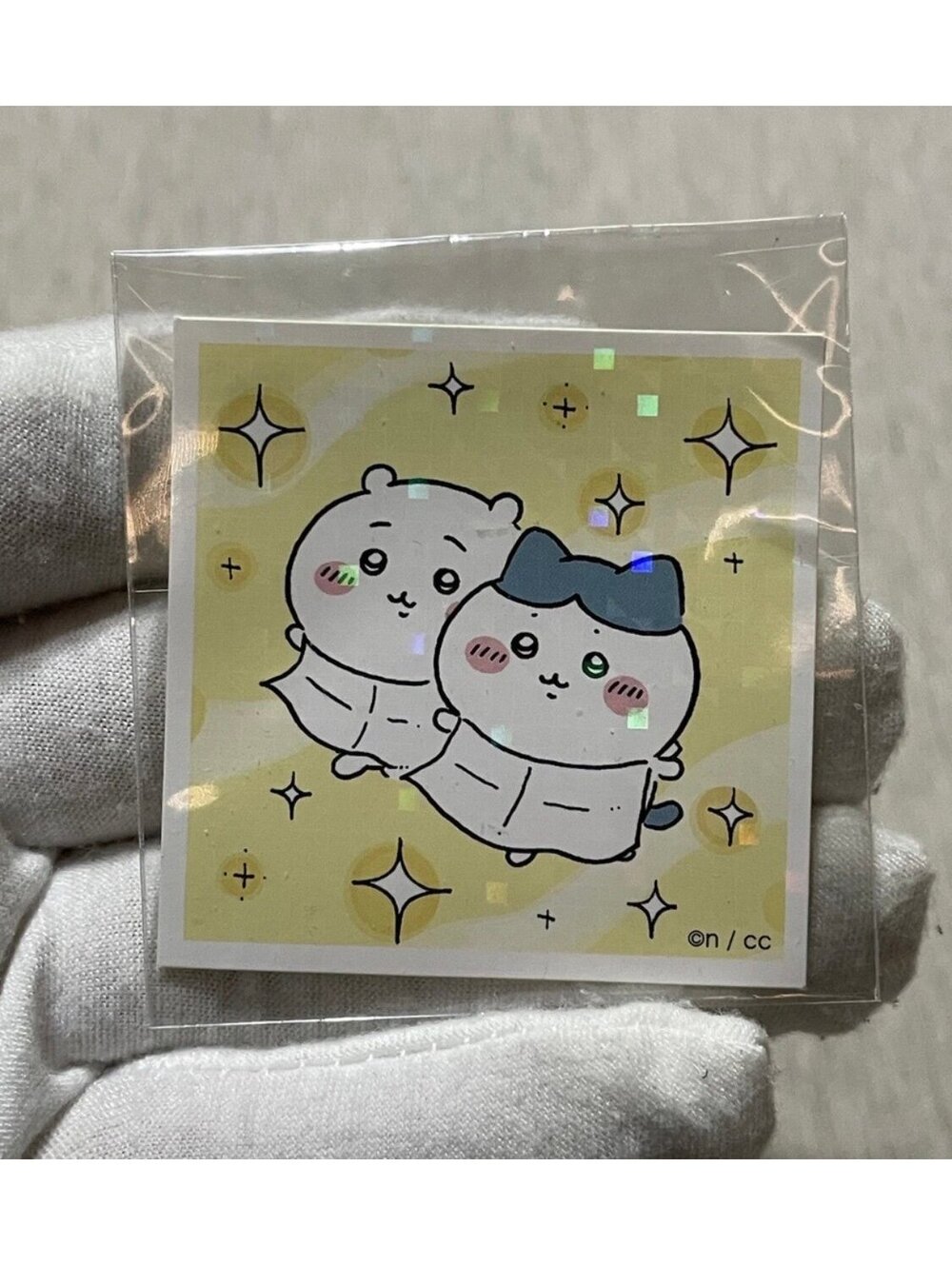 Chiikawa Haxhiware Seal No.70 Sticker Ensky Animation Kawaii Japan Excl